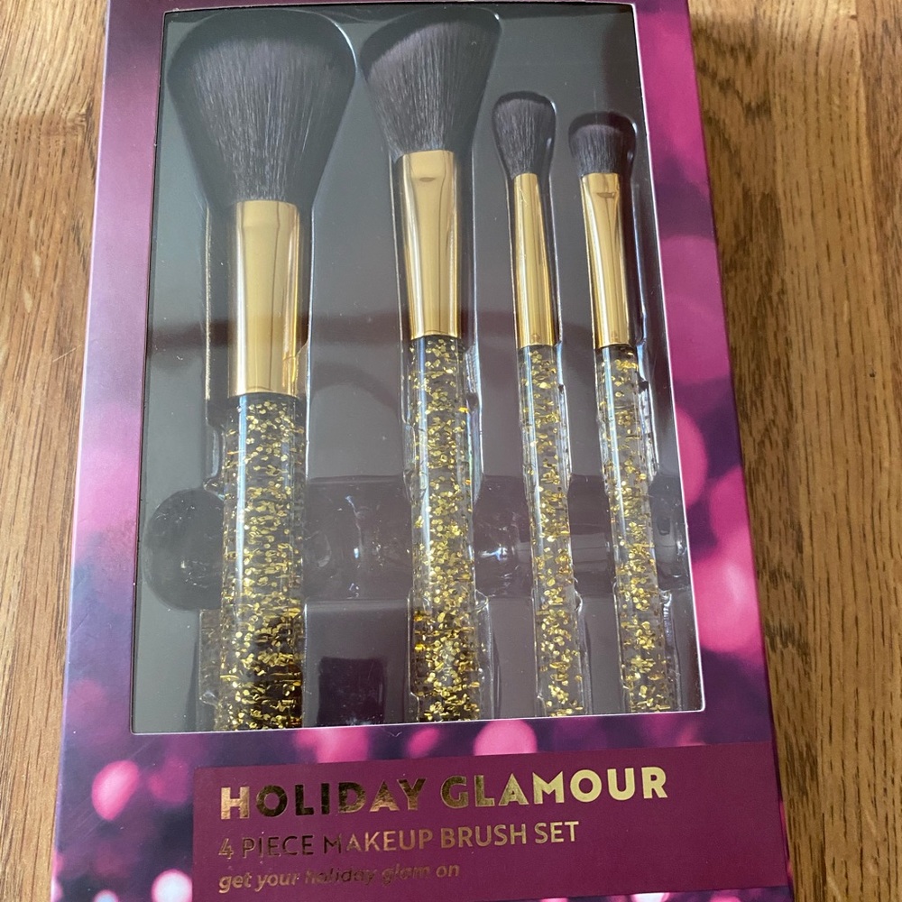 Gold Makeup Brush Set